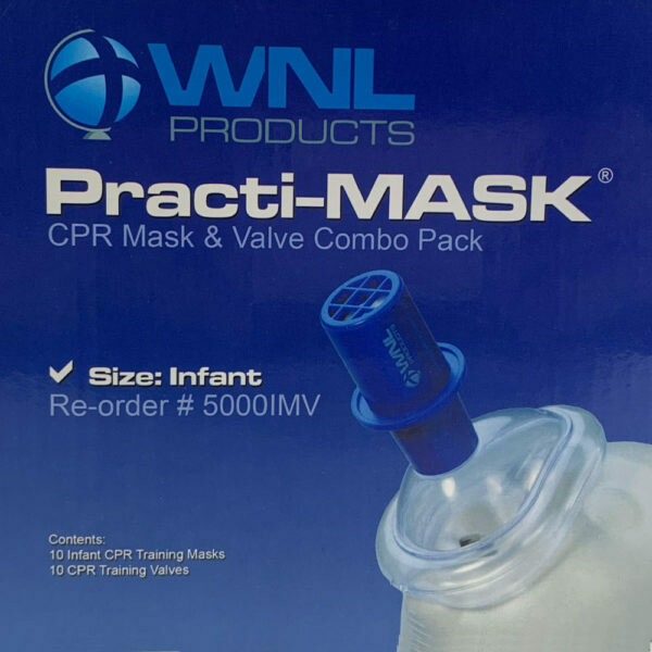 Practi-Mask Infant CPR Training Mask and Valve Combo Pack