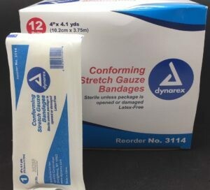 Conforming Stretch Gauze Bandages - Sterile - 4