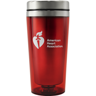 Red Travel Mug 70-2308 American Heart Association