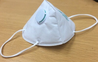 FACE MASK - KN95 - with valve (1 per pack) FACE MASK - KN95 - with valve (1 per pack)