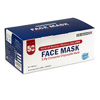 Non-Woven 3-Ply Consumer Mask - 50 Pack Non-Woven 3-Ply Consumer Mask - 50 Pack