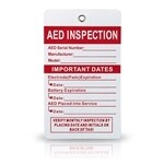 AED Inspection Tag