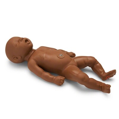 Simulaids Newborn Baby for Forceps/Vacuum Delivery OB Manikin Black