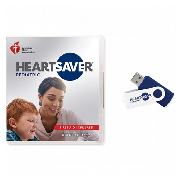 2020 Heartsaver Pediatric First Aid CPR AED Course Videos on USB Drive