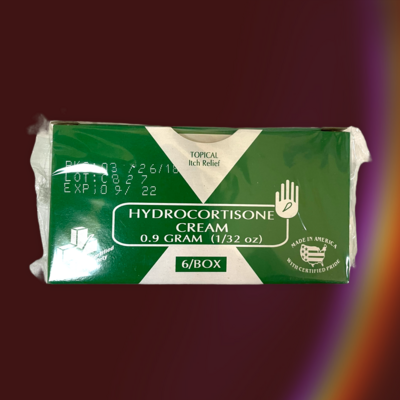 Hydrocortisone Cream 1% - 1g - Certified 216-025 - 6/box # 794