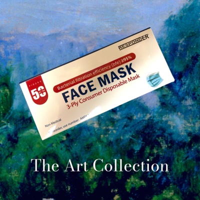 Non-Woven 3-Ply Consumer Mask - 50 Pack