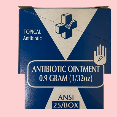 Antibiotic Cream - Certi-Sporyn - 0.9 g - Certified 233-358 or 519-545 - 25/box
