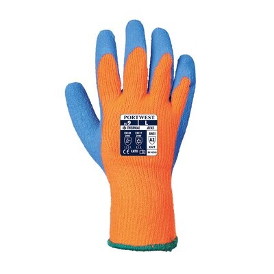 Cold Grip Glove - Latex  Orange/Blue A145