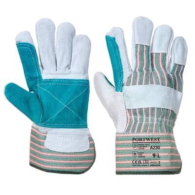 Rigger Glove Grey A230 - Double Palm