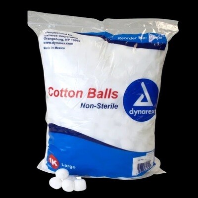 Cotton Balls Large # 3169- Non-Sterile Quantity per bag 1000 - 2 per case