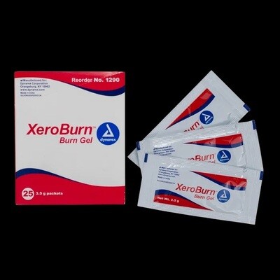 XeroBurn Burn Gel dynarex 1290 Quantity per box: 25 Boxes per Case: 24