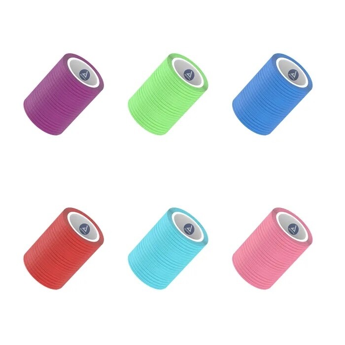 Sensi Wrap, Self-Adherent, 4" x 5 yds Assorted (3/color), 18/Cs 3184 Safety NJ