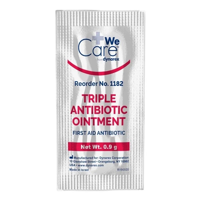 Triple Antibiotic Ointments #1182 144/Box 12 boxes/Case