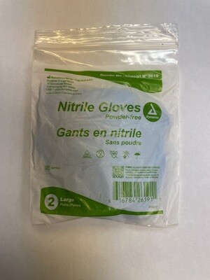 Gloves Nitrile - # 816  ANSI - Certified 216-082 - 2 pairs/box