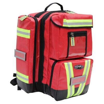 Kemp USA Premium Ultimate EMS Backpack, Tarpaulin 10-115-RED-TPN