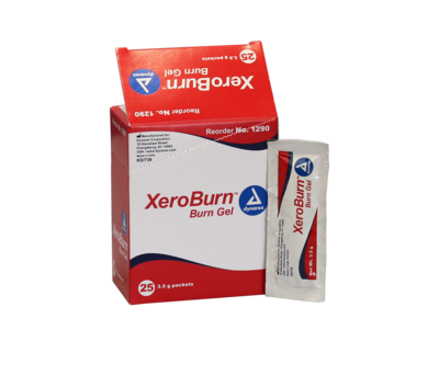 XeroBurn Burn Gel with Lidocaine in dispenser box