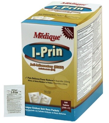 Medique® I-Prin. - buprofen 200 mg 50 packs of 2 per packet - 100 Tablets