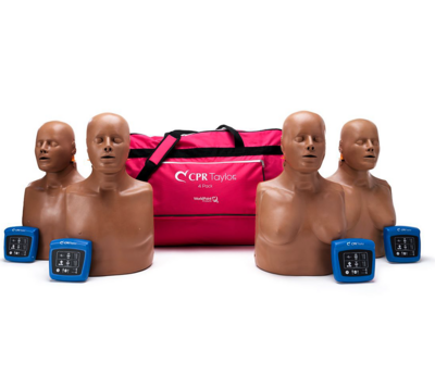 WorldPoint Products® CPR Taylor® - Dark Skin - 4 Pack Safety NJ