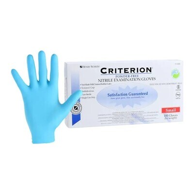 Criterion Exam Gloves Nitrile Latex-Free Powder-Free
Large Blue Non-Sterile Textured, BX/100,