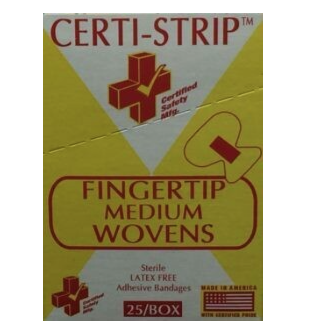 Heavy Woven Adhesive Bandages, Strip, 2 x 3, 25/Box Heavy Woven Adhesive Bandages, Strip, 2 x 3, 25/Box