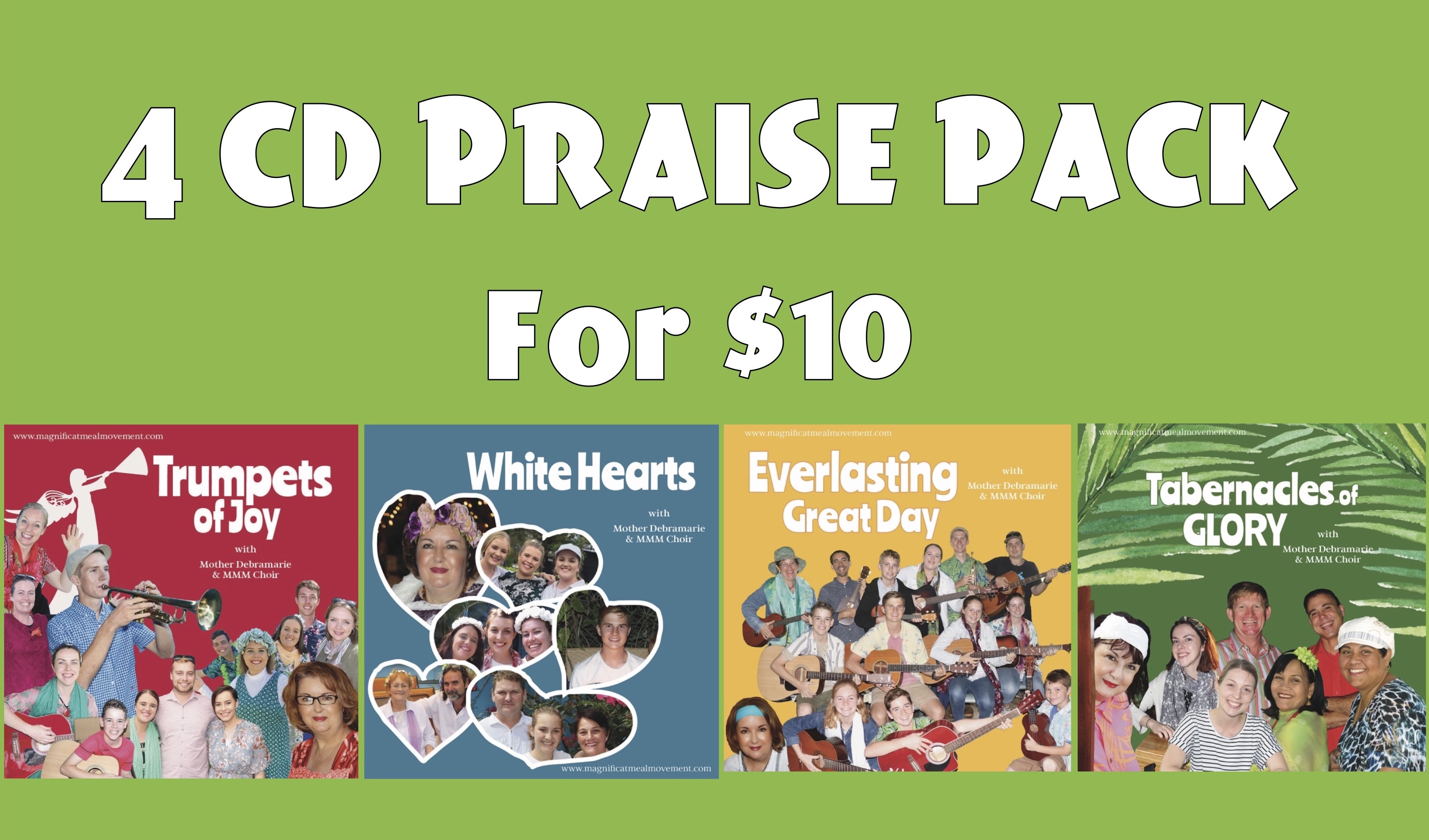 4 CD PRAISE PACK 10498