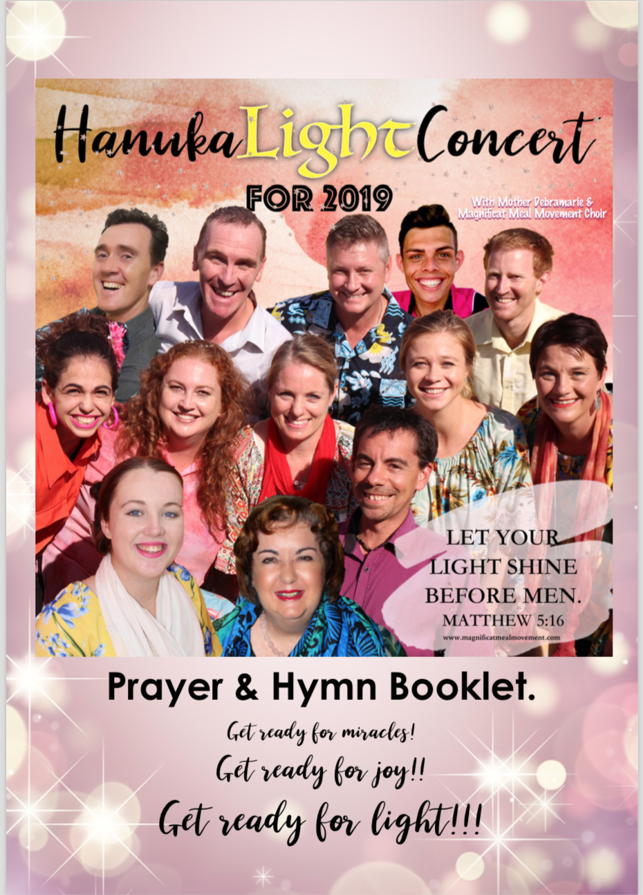 Hanuka Light Concert For 2019 Prayer & Hymn Booklet EB HLCF2019