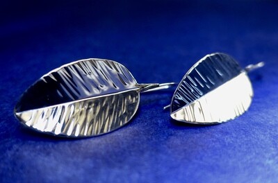 Löv deluxe silver med stjälk