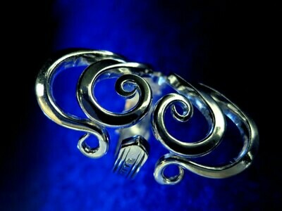 Hjärtat stor Silverpläterad nickelfri silveryta