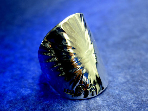 Stjärna Äkta kontrollstämplat silver