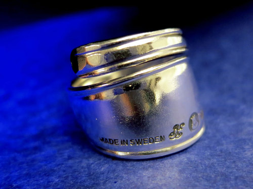 Omlotta stämpel Äkta kontrollstämplat silver