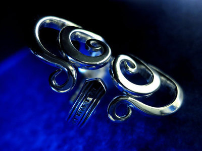 Hjärtat stor Äkta kontrollstämplat silver