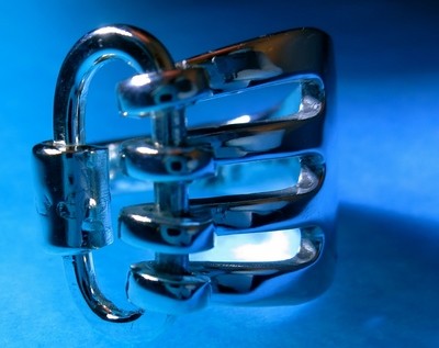 Gaffelring med klös.