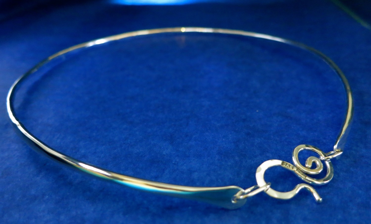 Halsskena Handsmidd Stämplat nickelfritt Sterlingsilver