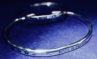 Bangles. Stela handsmidda silverarmband. 925 sterling silver