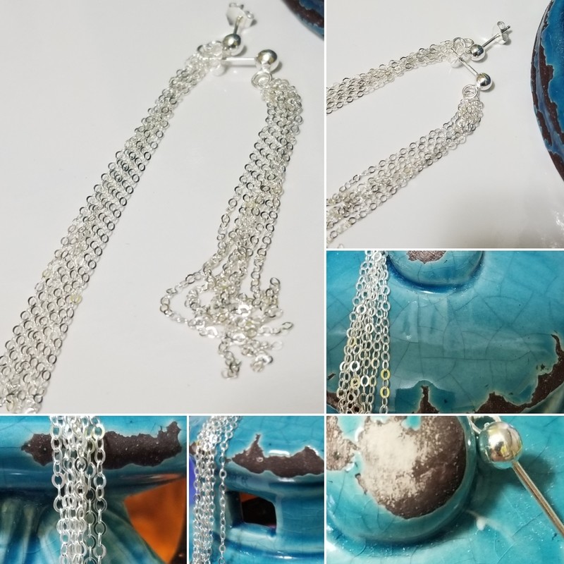 Sterling Silver Tassels
