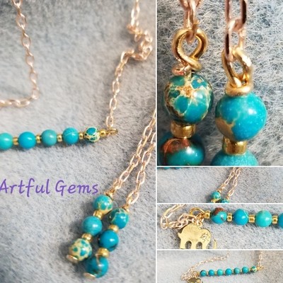 Made to Order/FREE SHIPPING Necklace and Earrings Set