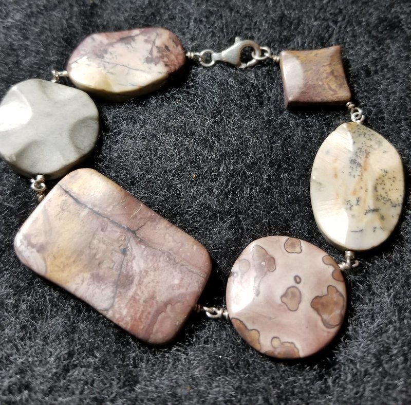 Just Reduced! Jasper Sterling Silver Bracelet Just Reduced! Jasper Sterling Silver Bracelet