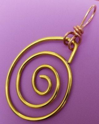 Free Shipping and Just Reduced! ​Caracol Brass and Copper Pendant