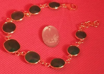 Free Shipping and Just Reduced! Prasiolite Vermeil Bracelet