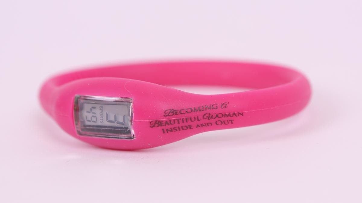 The &quot;Becoming a Beautiful Woman Inside and Out” Sports Watch Wristlet