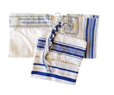 Large Messianic Tallit (Prayer Shawl) 160x110cm