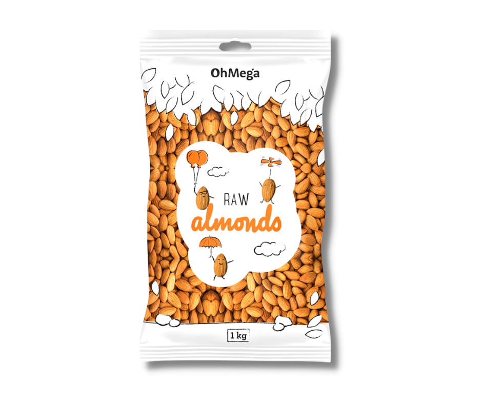 Almond Nuts (raw) 1kg