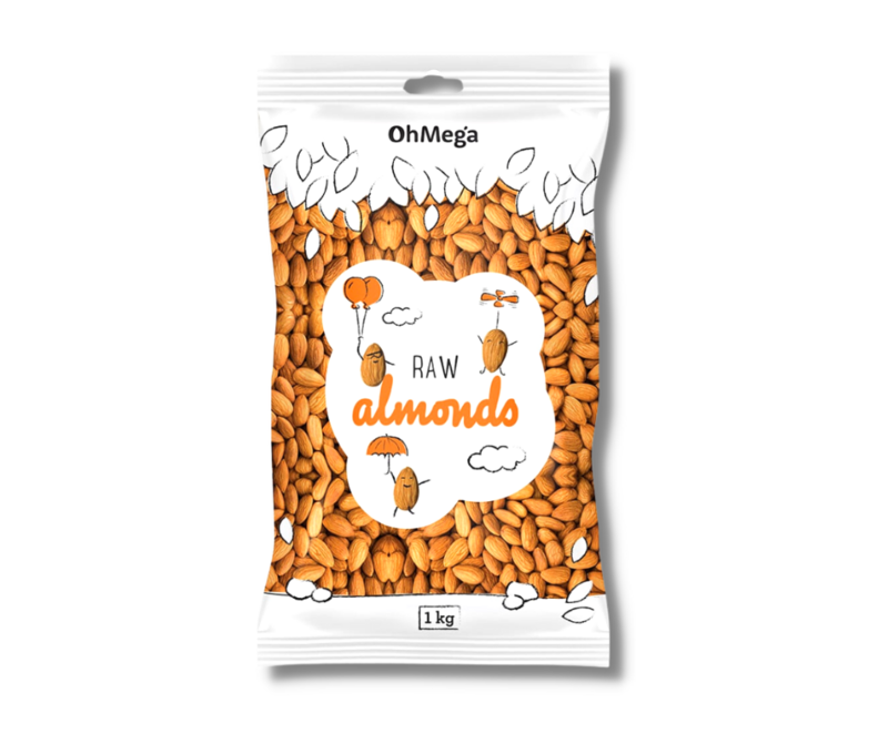 Almond Nuts (raw) 1kg