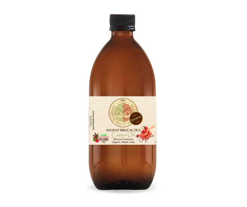 Organic Castor Oil + Cayenne Hexane FREE 500ml