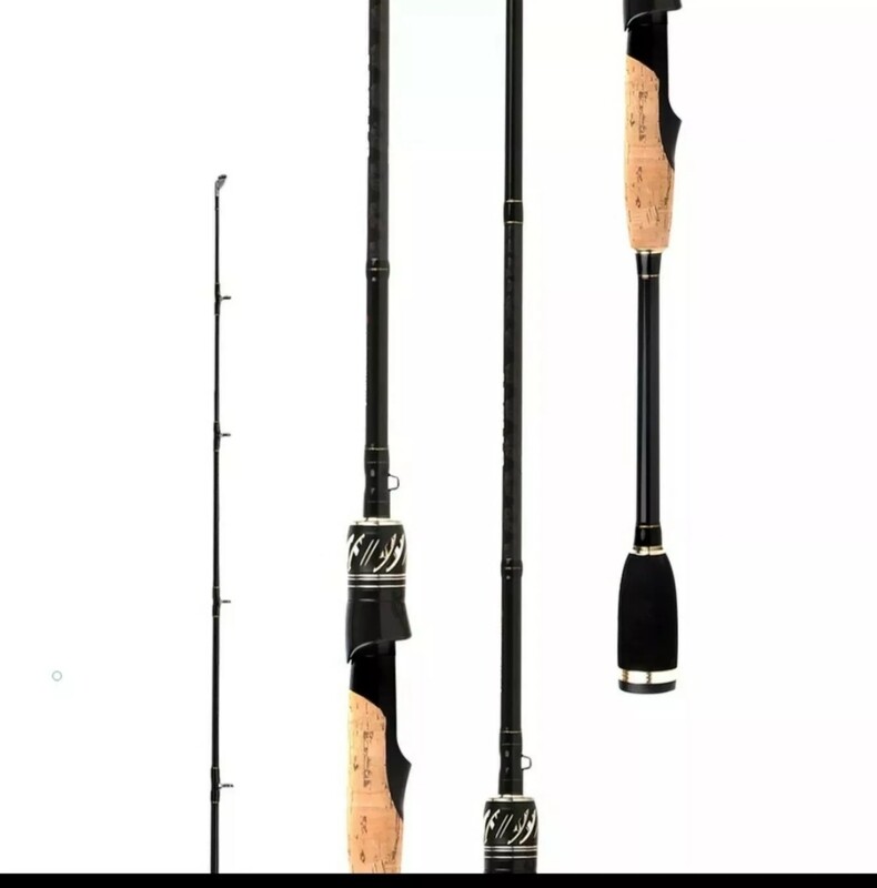 CEMREO Trout Fishing Rod Spinning Casting Fishing Rod Solid Tip