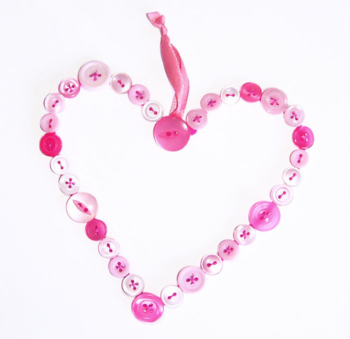 Button Heart Wall Decoration