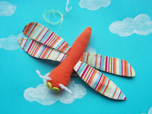 Summer dragonfly handing window decorations