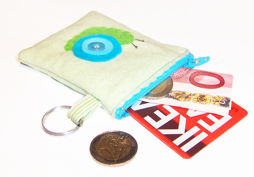 Mini felt purse