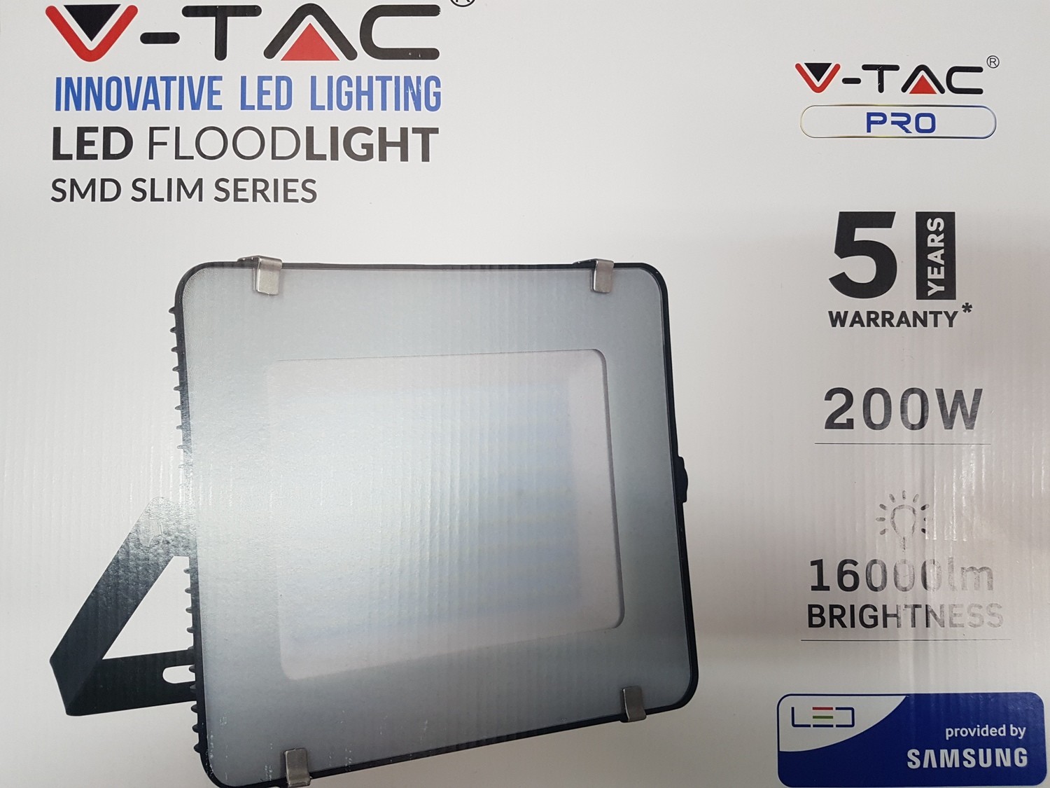 200 WATT SAMSUNG LED PROFESSIONAL FLOODLIGHT 6400K IP65