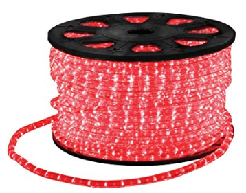 LED ROPE LIGHT RED 45 METER